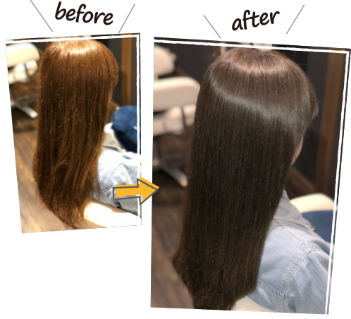 トリートメントサプリ　Before/After